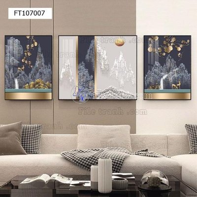 Download file gốc File tranh hiện đại pha lê gương FT107007 (dùng cho in ấn)