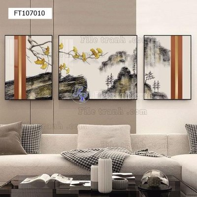 File ảnh File tranh hiện đại pha lê gương FT107010 (gốc) in biển hiệu