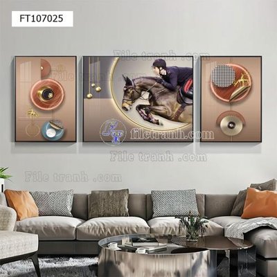 File gốc File tranh hiện đại pha lê gương FT107025 (in lụa) tranh phong thủy