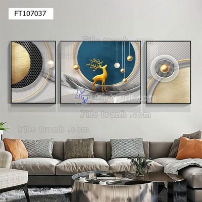 Tải file File tranh hiện đại pha lê gương FT107037 (gốc) in ấn ngay lập tức