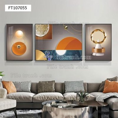 Tải file File tranh hiện đại pha lê gương FT107055 (gốc) làm file tranh quảng cáo
