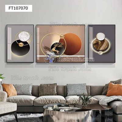 File gốc File tranh hiện đại pha lê gương FT107070 (dành cho quảng cáo)