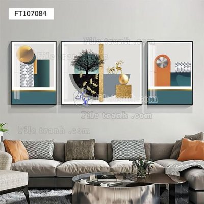 Tệp tin gốc File tranh hiện đại pha lê gương FT107084 (chất lượng cao) File tranh hiện đại pha lê gương FT107084