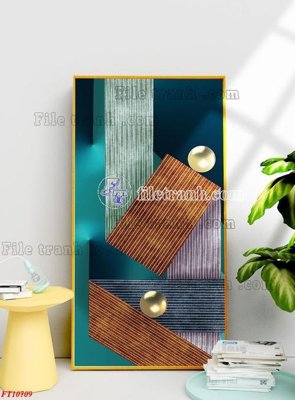 File in trần File tranh bộ hiện đại FT1873709 (file gốc) hoa văn 3D