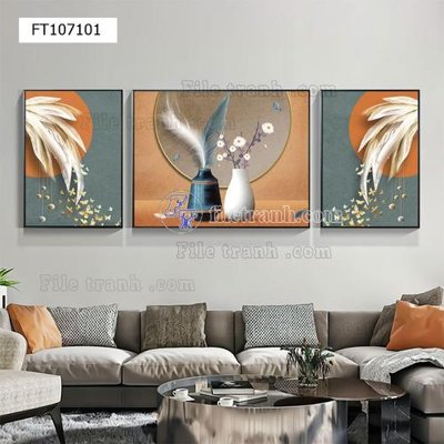 File ảnh gốc File tranh hiện đại pha lê gương FT107101 không vỡ nét