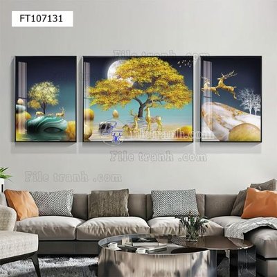 Download file File tranh hiện đại pha lê gương FT107131 (gốc) cho xưởng in