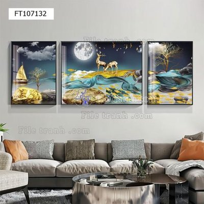 File ảnh File tranh hiện đại pha lê gương FT107132 (gốc) in backdrop sự kiện