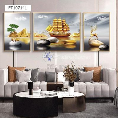 File gốc File tranh hiện đại pha lê gương FT107141 (phong cách) cổ điển