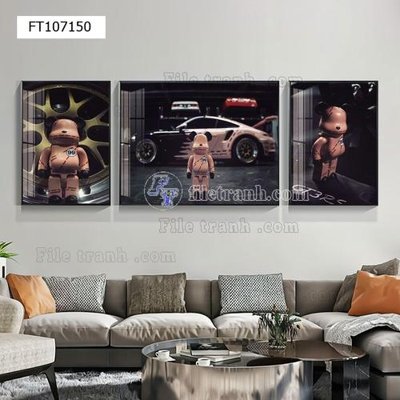 File tranh quảng cáo File tranh hiện đại pha lê gương FT107150 (download file gốc)