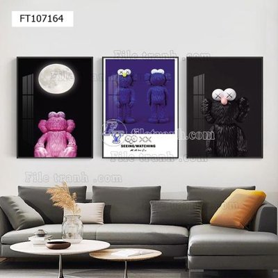 Chi tiết file gốc File tranh hiện đại pha lê gương FT107164 (cho in tráng gương)