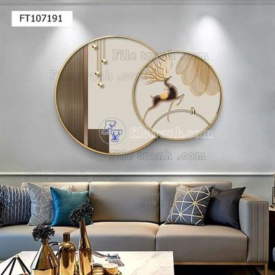 Tải về hình ảnh gốc File tranh hiện đại pha lê gương FT107191 sắc nét