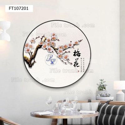 File ảnh gốc File tranh hiện đại pha lê gương FT107201 không vỡ nét