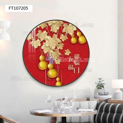 File tranh File tranh hiện đại pha lê gương FT107205 (ảnh gốc) không bị mờ