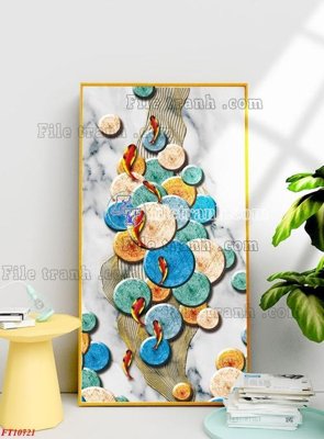 File gốc File tranh bộ hiện đại FT1981721 (trang trí) cho phòng khách