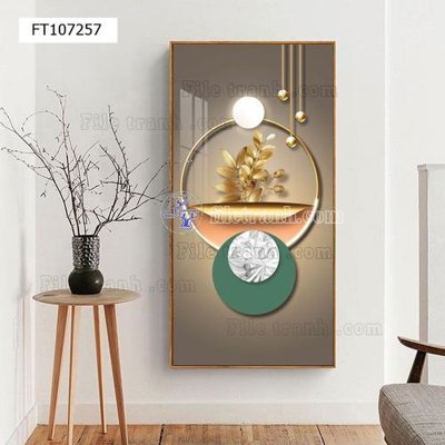 File tranh File tranh hiện đại pha lê gương FT107257 (gốc) chủ đề trẻ em