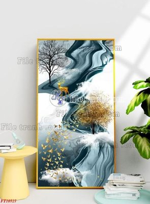 File in ấn cao cấp File tranh bộ hiện đại FT2035727 (file gốc)