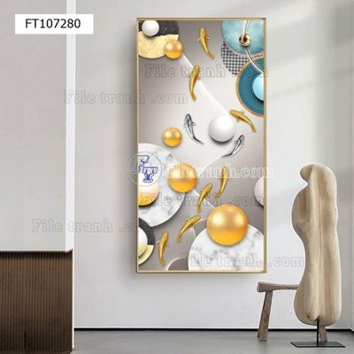 File ảnh File tranh hiện đại pha lê gương FT107280 (gốc) in Hiflex