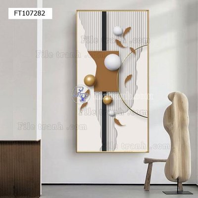 Tải file File tranh hiện đại pha lê gương FT107282 (gốc) làm file in ấn