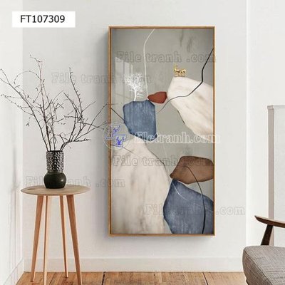 File gốc File tranh hiện đại pha lê gương FT107309 (ảnh chi tiết) để in ấn