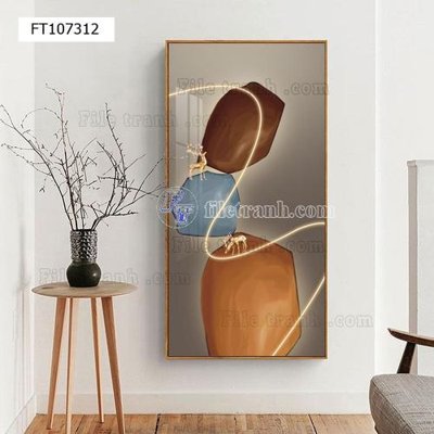 File gốc File tranh hiện đại pha lê gương FT107312 (in lụa) hoa văn cổ điển