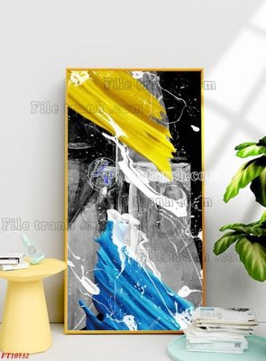 Hình ảnh file gốc File tranh bộ hiện đại FT2080732 cho in UV