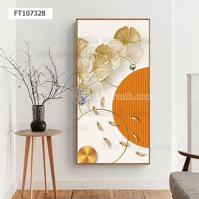 File gốc File tranh hiện đại pha lê gương FT107328 (trang trí) phòng ngủ