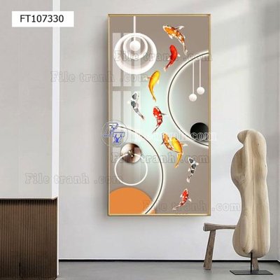 File in mica File tranh hiện đại pha lê gương FT107330 (bản gốc) siêu trong