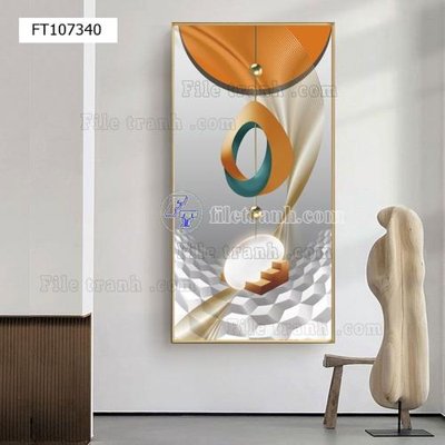 File gốc File tranh hiện đại pha lê gương FT107340 (in ấn) không giới hạn