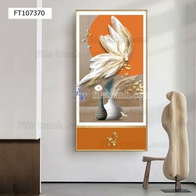 File gốc File tranh hiện đại pha lê gương FT107370 (in tráng gương) sang trọng