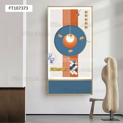 File in ấn File tranh hiện đại pha lê gương FT107373 (bản gốc) chất lượng cao