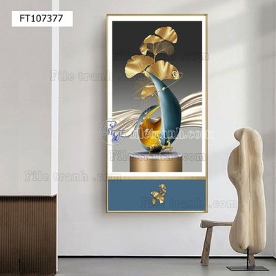 File tranh gốc File tranh hiện đại pha lê gương FT107377 (bản đẹp) độc quyền