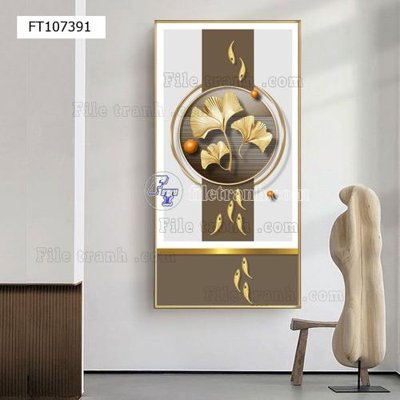 Tải file File tranh hiện đại pha lê gương FT107391 (PSD) cho in tranh 3D