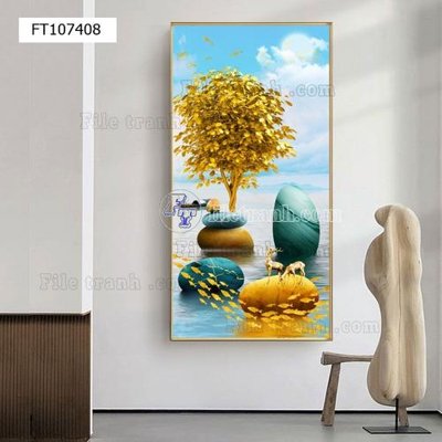 Tải file File tranh hiện đại pha lê gương FT107408 (gốc) làm file tranh quảng cáo