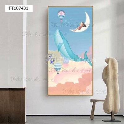 Download file File tranh hiện đại pha lê gương FT107431 (gốc) in mica cao cấp