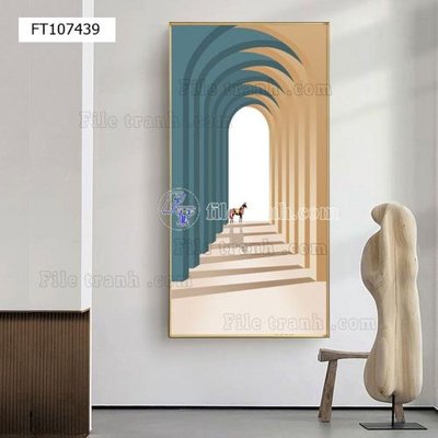 Tải file File tranh hiện đại pha lê gương FT107439 (gốc) để in ấn ngay