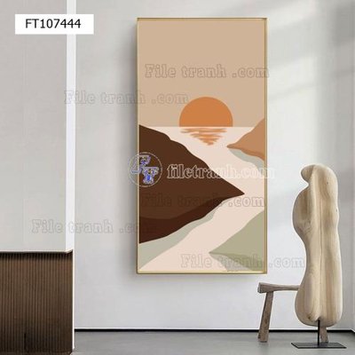 Tải file File tranh hiện đại pha lê gương FT107444 (ảnh gốc) in gạch men