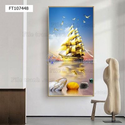 File tranh File tranh hiện đại pha lê gương FT107448 (gốc) chủ đề trẻ em