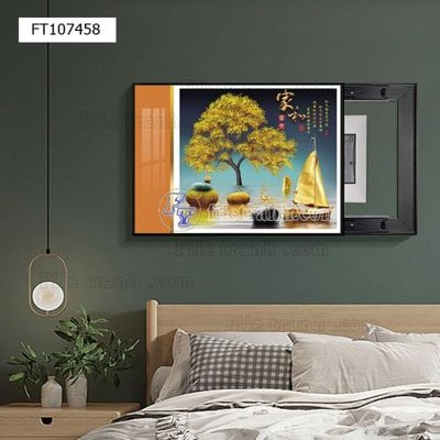 File gốc File tranh hiện đại pha lê gương FT107458 (phong cách) cổ điển