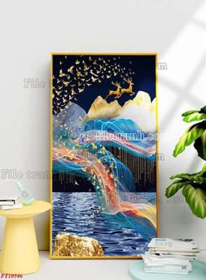 File ảnh gốc File tranh bộ hiện đại FT2206746 không vỡ nét