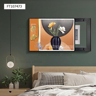 File gốc File tranh hiện đại pha lê gương FT107473 (phiên bản chuẩn) để in ấn