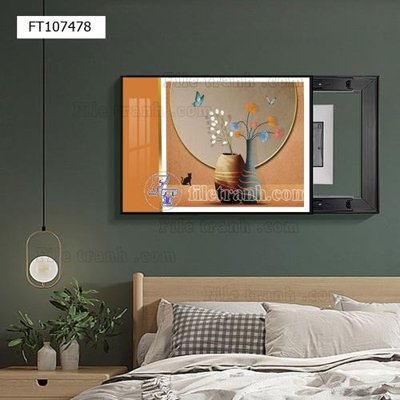 Download file gốc File tranh hiện đại pha lê gương FT107478 (in lụa) cao cấp
