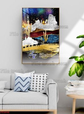 Tải file gốc File tranh bộ hiện đại FT2224748 (in khổ lớn) không vỡ