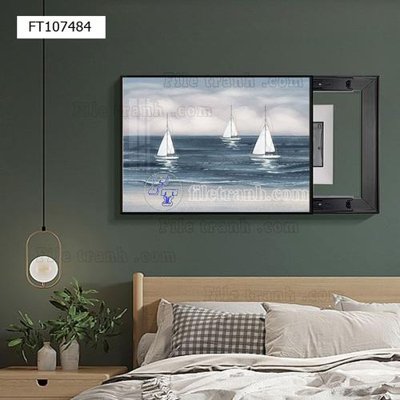 Tải file File tranh hiện đại pha lê gương FT107484 (gốc) chủ đề phong thủy