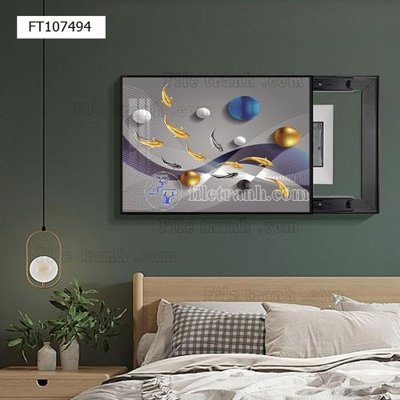 File PSD File tranh hiện đại pha lê gương FT107494 (nguyên gốc) chất lượng cao