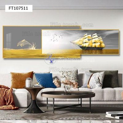 Ảnh gốc File tranh hiện đại pha lê gương FT107511 (độ nét cao) in mica