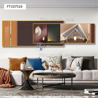 File PSD File tranh hiện đại pha lê gương FT107516 (gốc) nhiều lớp (multi-layer)