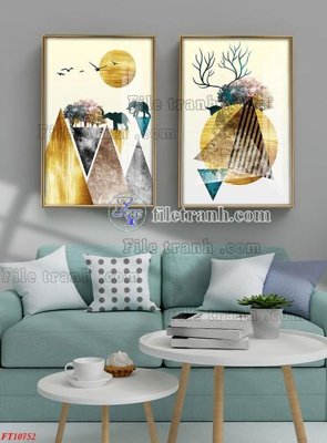 File tranh gốc File tranh bộ hiện đại FT2260752 (bản quyền) file PSD