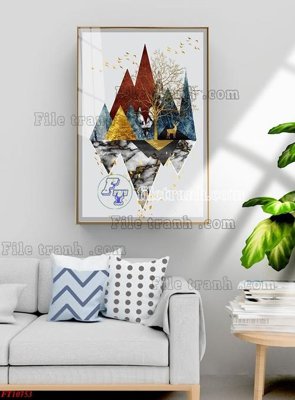 File in lụa File tranh bộ hiện đại FT2269753 (tân cổ điển) File tranh bộ hiện đại FT2269753