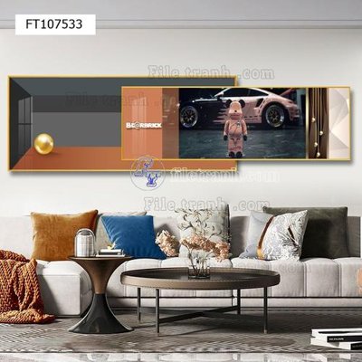 File gốc File tranh hiện đại pha lê gương FT107533 (in lụa) chi tiết cao