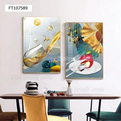 Download file File tranh hiện đại pha lê gương FT107589 (chuẩn in) chất lượng cao